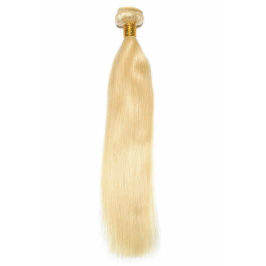 Achieve stunning looks with our 613 Blonde Straight Bundles. Elevate your style with high-quality hair extensions