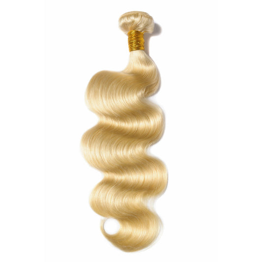 Get noticed with our luxurious 613 Blonde Body Wave Bundles - crafted for the modern trendsetter. Elevate your style with these premium 12A-grade hair extensions.