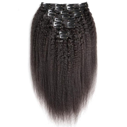 Seamless Kinky Straight Clip-ins